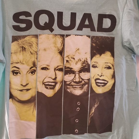 The Golden Girls Mens Teal SQUAD Iconic Graphic Tee M - Picture 7 of 8